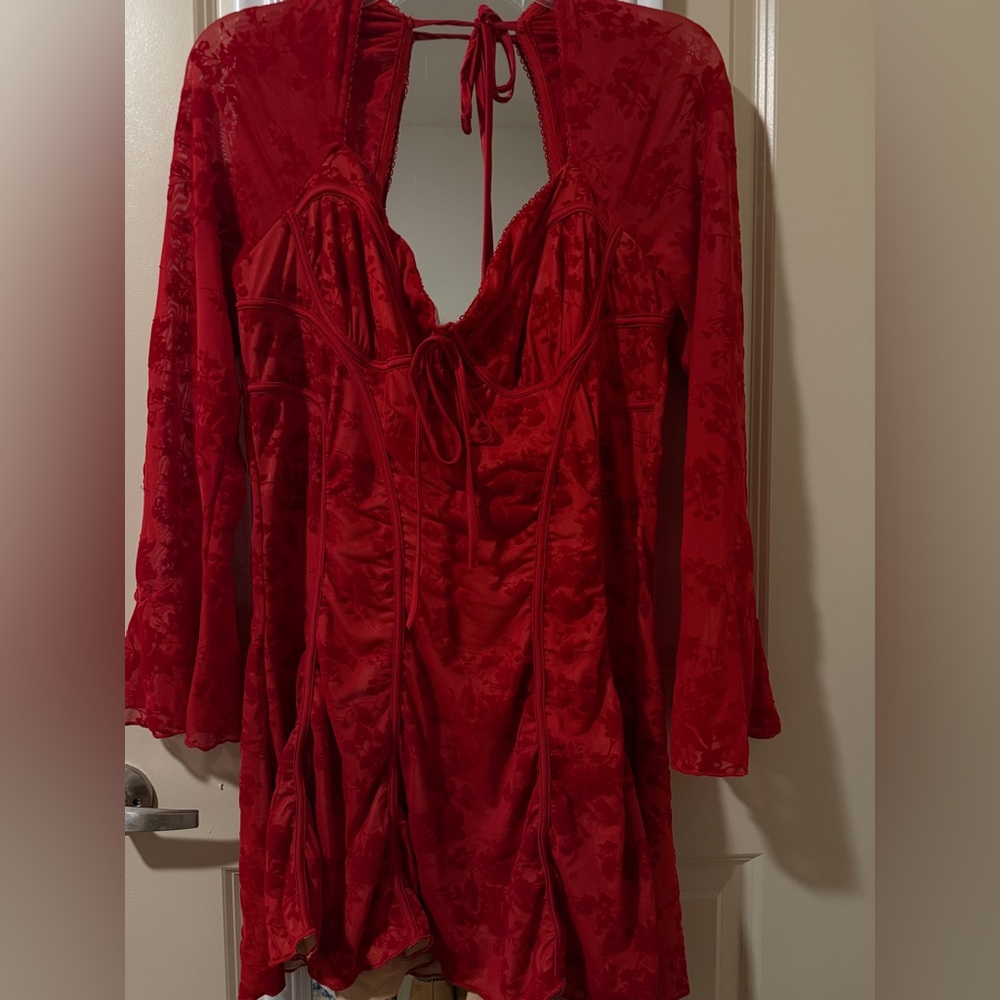 !NWT! Sexy Red Corset mini dress